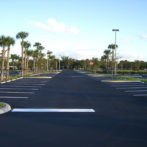 Parking lot sealcoating